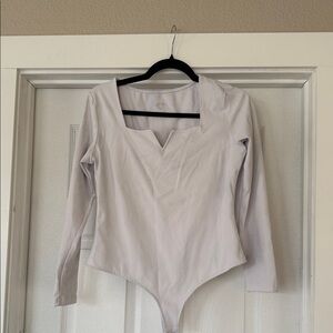 White Spandex Bodysuit